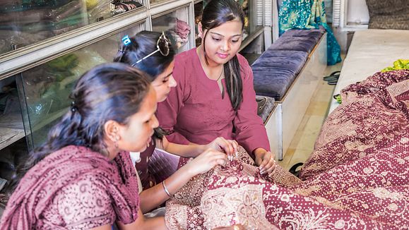 Indien, Textilien