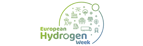 Logo European Hydrogen Week | © 2023 European Hydrogen Week Dies ist ein eingebettetes Bild