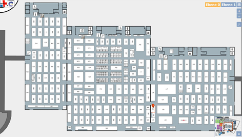 Hall Plan Medica 2019 | © Messe Düsseldorf GmbH Hall Plan Medica 2019