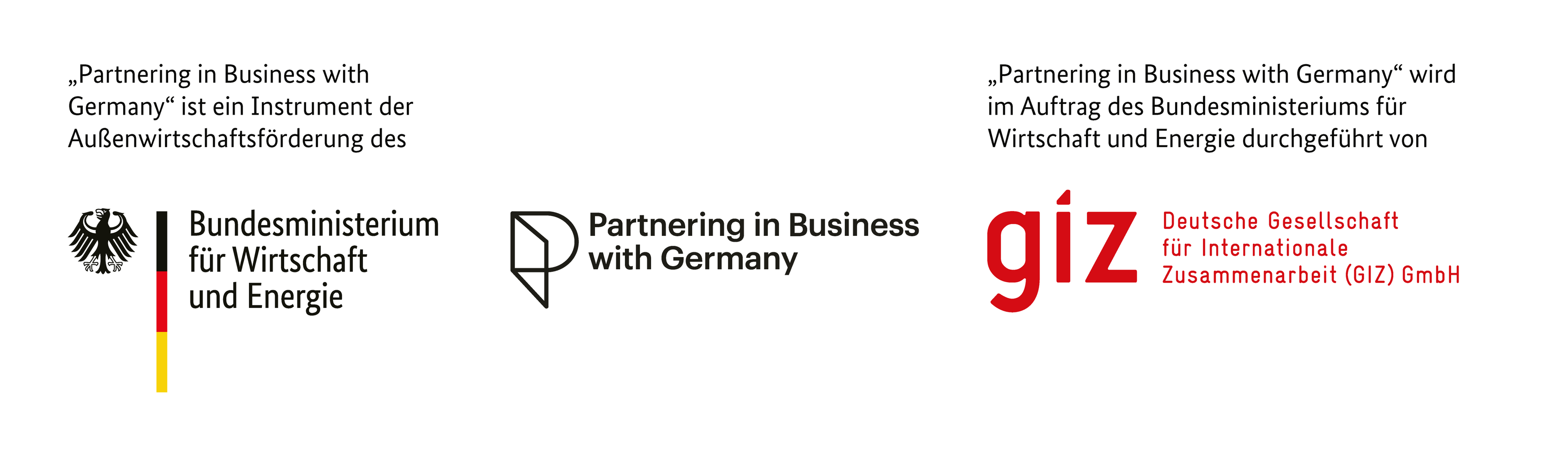 Partnering in Business Logos