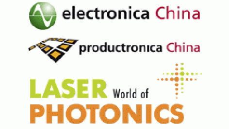 Logo electronica China + productronica China + Laser World of Photonics | © Messe München GmbH Logo electronica China + productronica China + Laser World of Photonics