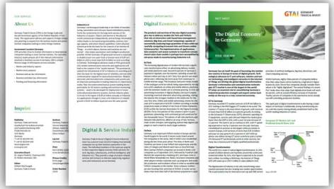 Fact Sheet Digital Economy in Germany | © GTAI Fact Sheet Digital Economy in Germany