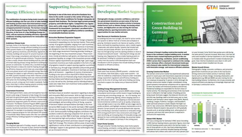 Fact Sheet: Construction and Green Building in Germany | © GTAI Fact Sheet: Construction and Green Building in Germany