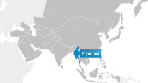 Landkarte: Myanmar