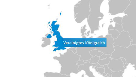 Landkarte: Vereinigtes Königreich