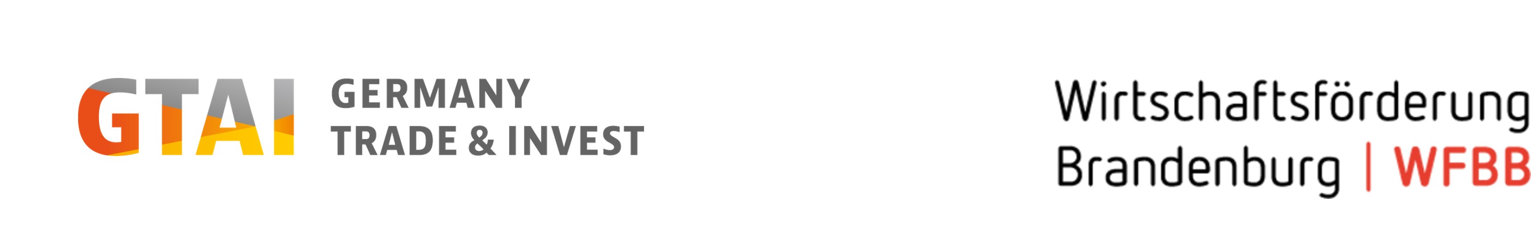 Partnerlogos Clustervermarktung: GTAI | Germany Works | WFBB