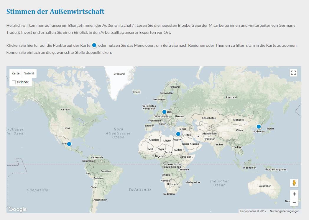 Blog "Stimmen der Außenwirtschaft" | © GTAI Blog "Stimmen der Außenwirtschaft"