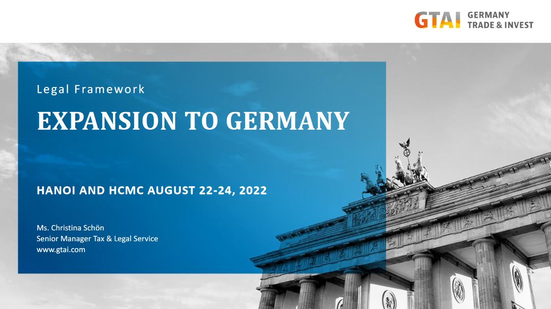 Webinar Review: Teaserpic: Expansion to Germany | Christina Schön | GTAI