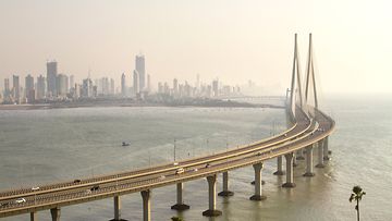 Bandra Worli Seeverbindung in Mumbai, Indien
