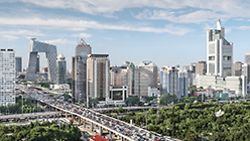 Beijing, China CBD Cityscape