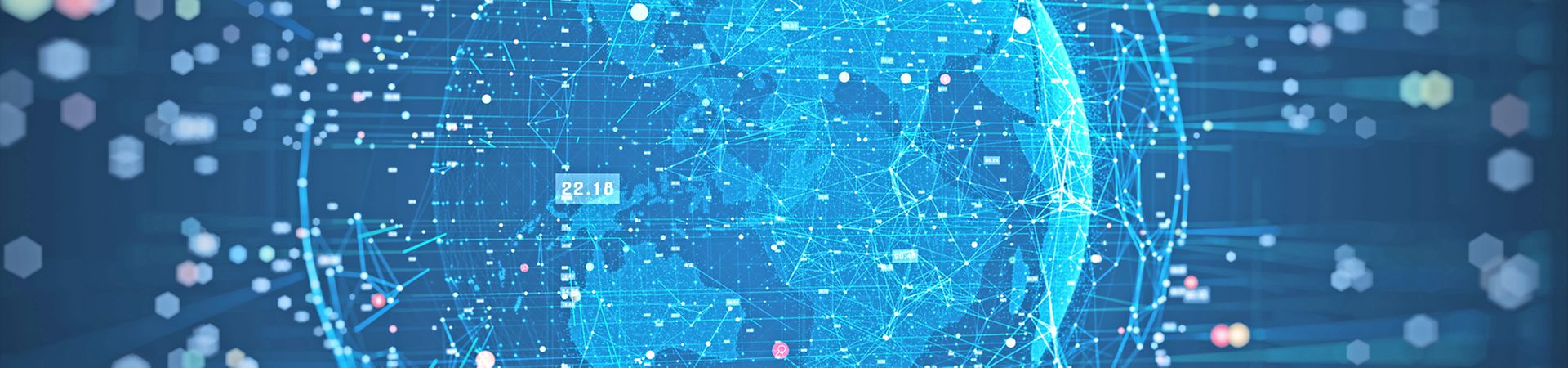 Global network connection and data connections concept. Communication technology global world network. Digital Data network technology With social network icons surrounded for worldwide connections.