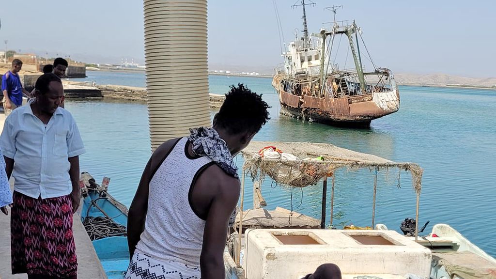 Hafen Massawa, Eismaschine