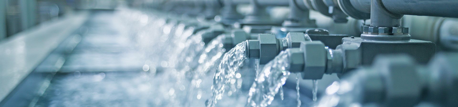 AI Generated Water flows from drains to aerate wastewater and wastewater treatment plants. Industrial water recycling and purification Adjusting the color of the drinking water industry