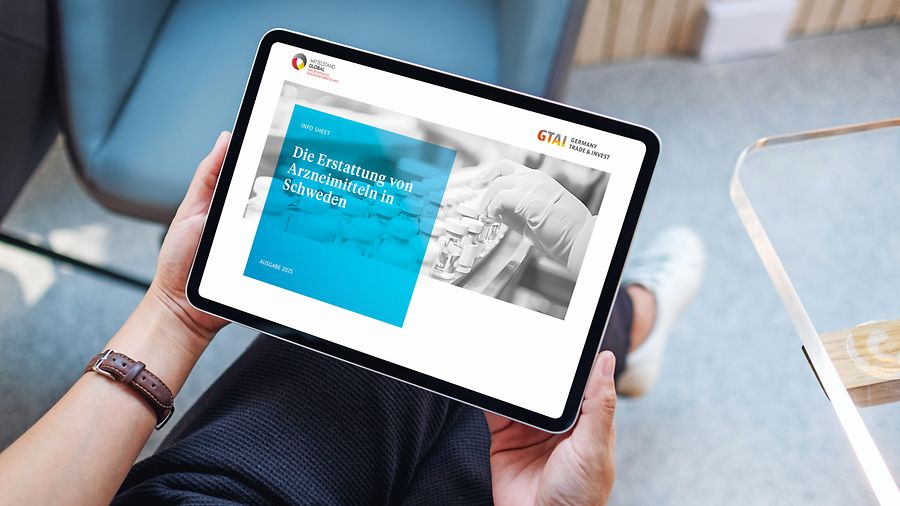 Top view mockup image of a woman holding digital tablet with blank white desktop screen in cafe