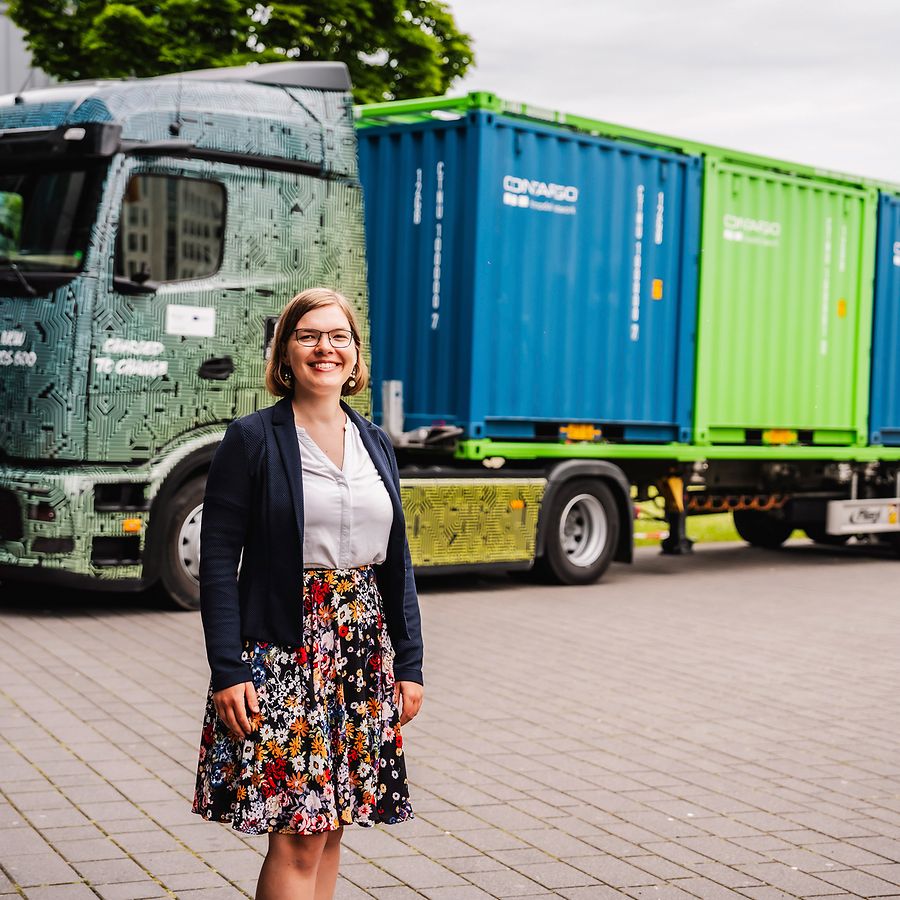 Kristiane Schmidt, Sustainability Manager at Contargo | © www.julianhuke.com Kristiane Schmidt, Sustainability Manager at Contargo