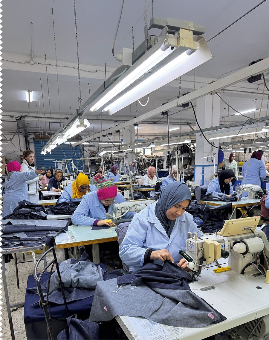 In der Firma MT Mondial von Christine Murmann in Tunis produzieren die Näherinnen vor allem für französische und belgische Premiummarken. 