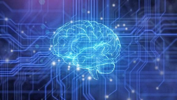 Close up of artificial intellig