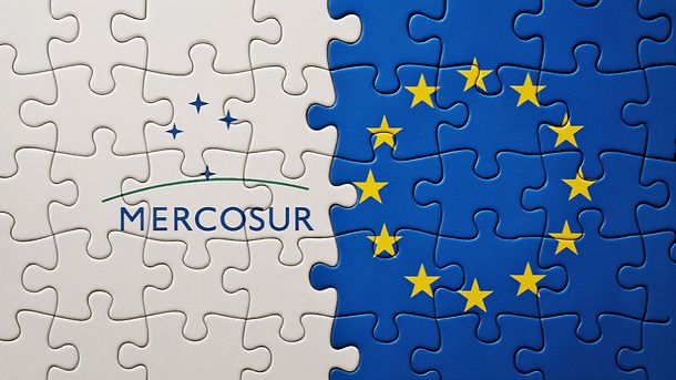 AI generated picture of a puzzle represanting the EU-Mercosur-Abkommen