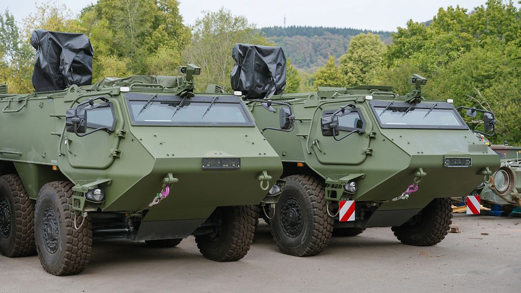 Der Patria-Transportpanzer bildet die Grundlage für das multinationale europäische Rüstungsprojekt CAVS.