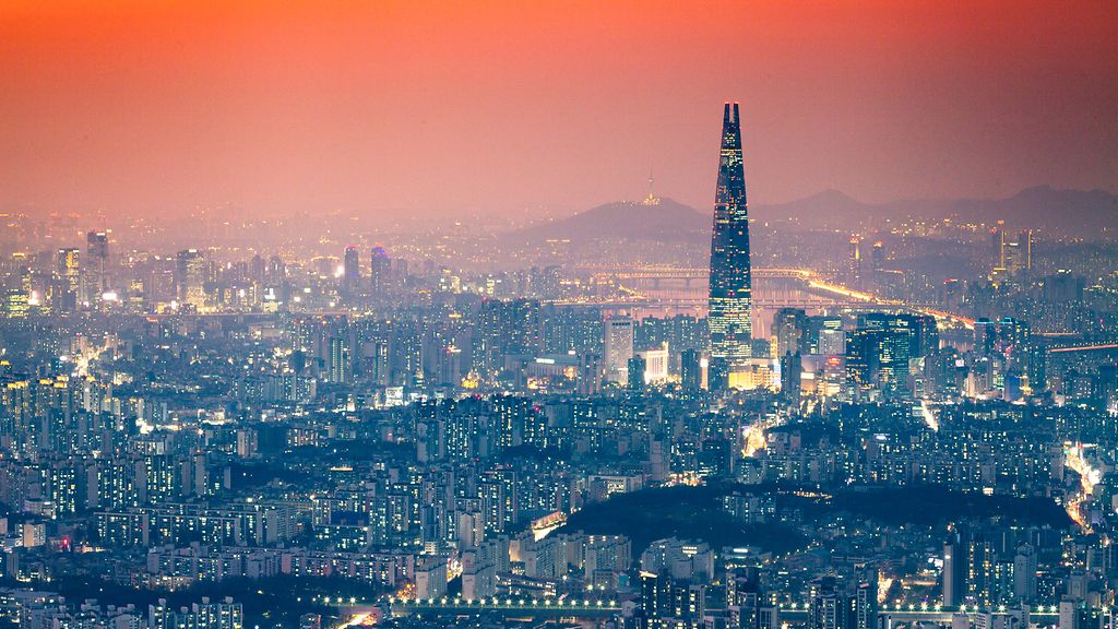Südkorea im Herbst