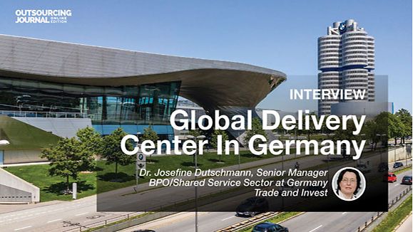 Cover: The Outsourcing Journal | Interview with Dr. Josefine Dutschmann, GTAI