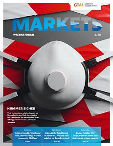 Titelseite Markets International 3/20 | © GTAI/Kammann Rossi Titelseite Markets International 3/20