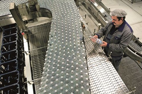 Production of Gerolsteiner mineral water