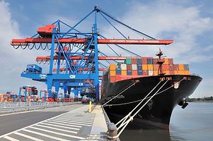 Container terminal in Altenwerder