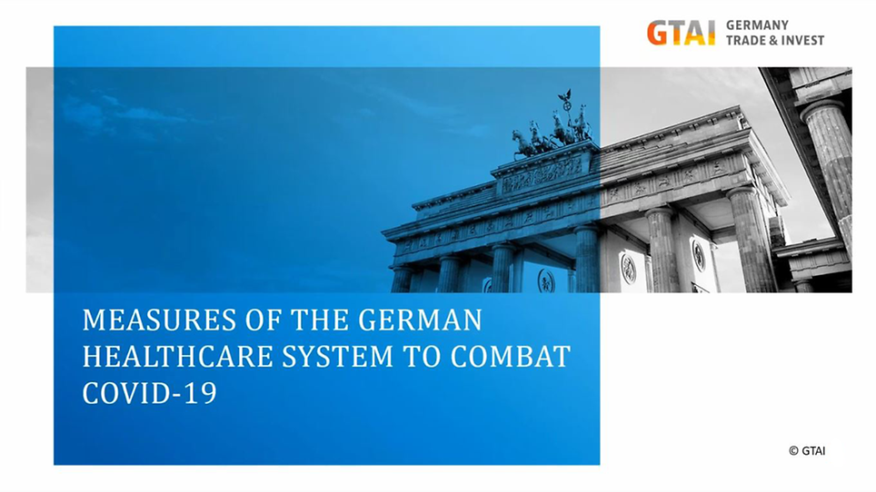 Video stream: Measures of the Germany Healthcare System to Combat Covid-19