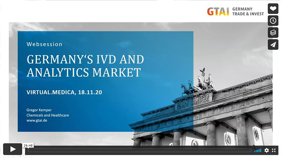 Webinar: Germanys IVD and Analytics Market @ Medica 2020