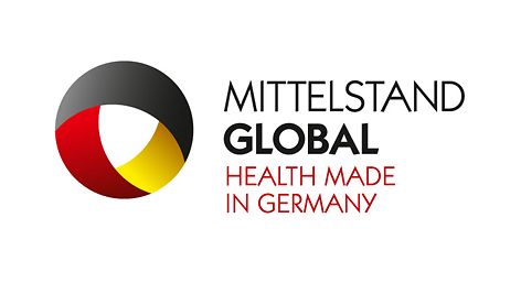 Logo: Mittelstqand Global - HEALTH MADE IN GERMANY