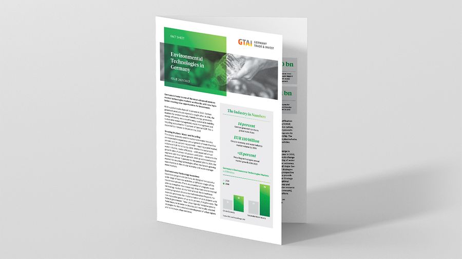 Fact Sheet Environmental Technologies in Germany