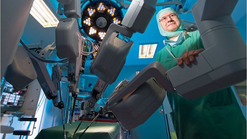 The da Vinci system from Intuitive is one of the automated surgical robots employed in minimally invasive surgery