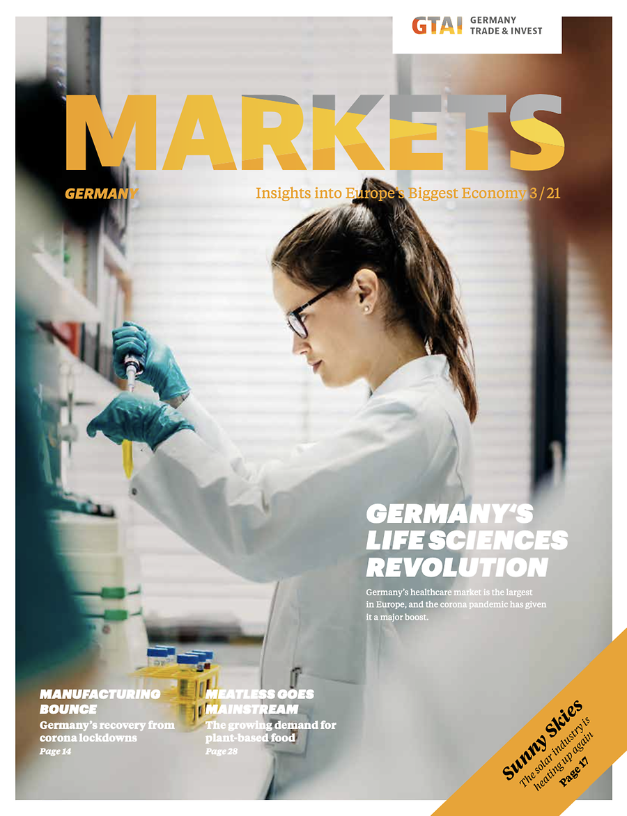 Cover Markets Germany 3/21 | © GTAI/KammanRossi Cover Markets Germany 3/21