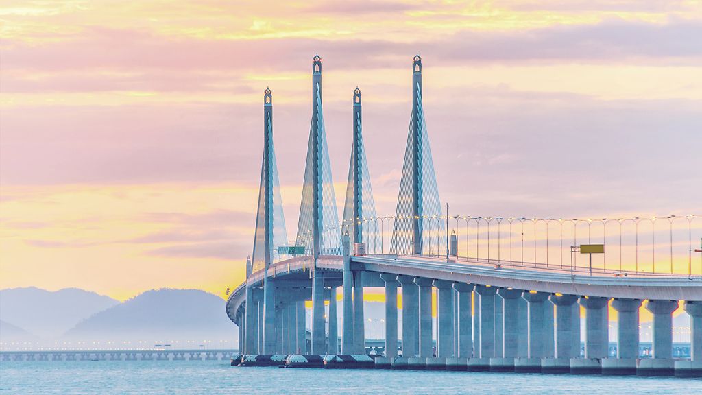 Malaysia, Penang Bridge; Bruecke
