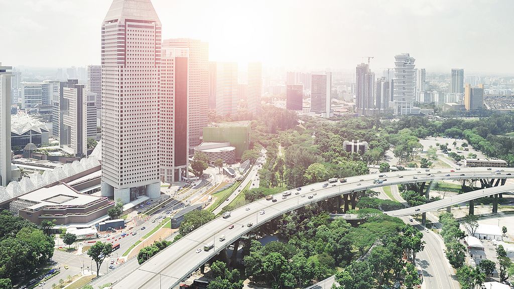 Singapur Stadtbild