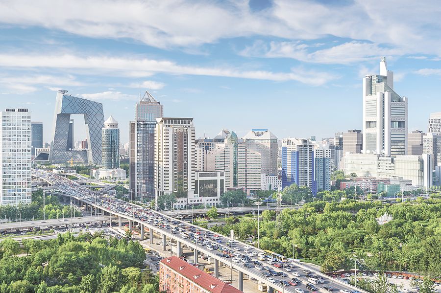 Skyline von Peking