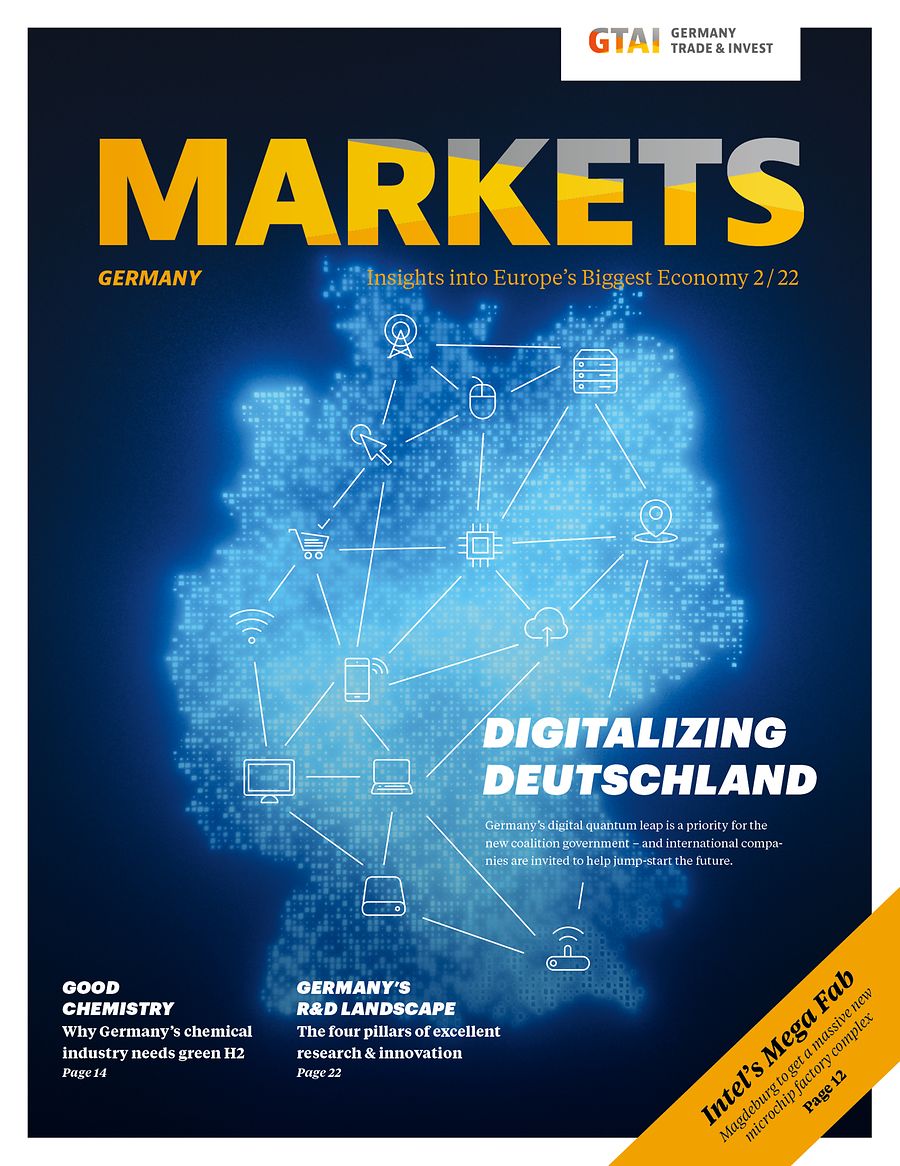 Cover Markets Germany 2/22 | © GTAI/KammanRossi Cover Markets Germany 2/22