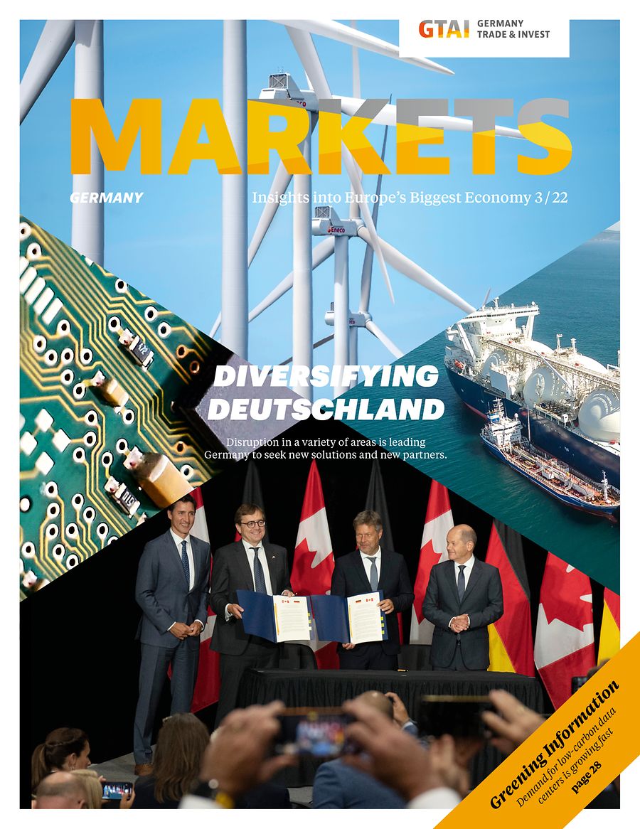 Cover Markets Germany 3/22 | © GTAI/KammanRossi Cover Markets Germany 3/22