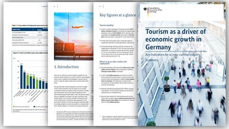 Cover Study Federal Ministry for Economic Affairs and Energy: Tourism as a driver of economic growt in Germany