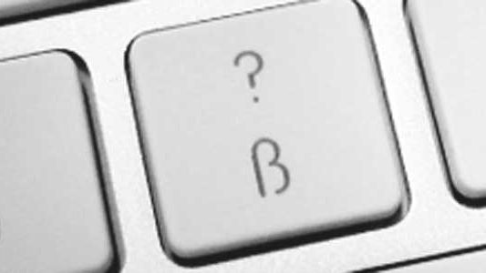 Fragezeichen auf einer Tastatur