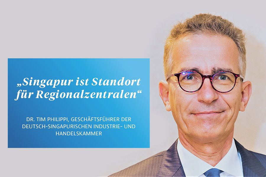 Dr. Tim Philippi, Geschäftsführer Deutsch-Singapurische Industrie- und Handelskammer