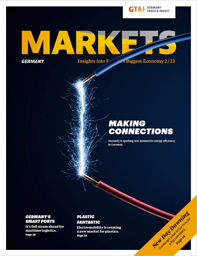Cover Markets Germany 2/23 | © GTAI/KammanRossi Cover Markets Germany 2/22